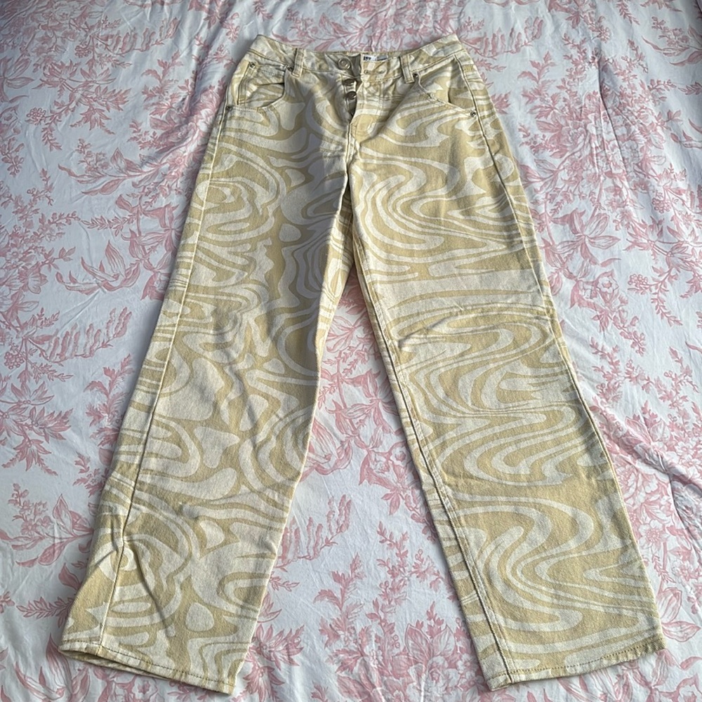 Tiger Mist High Waisted Straight Leg Jeans